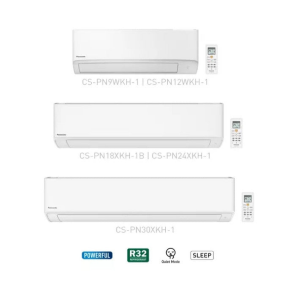 [2.5HP][Non-Inverter] Panasonic CS-PN24XKH Air Cond 2.5HP Standard Gas R32