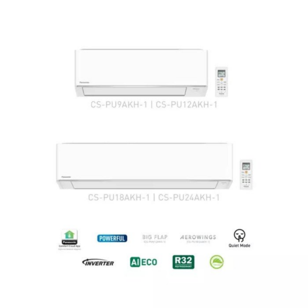 [2.5HP][Inverter] Panasonic CS-PU24AKH-1 Air Cond 2.5HP Standard Inverter R32