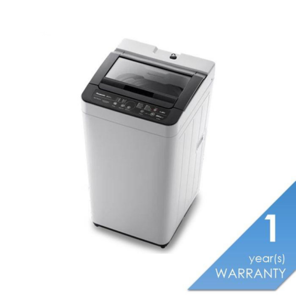 Second image of Panasonic NA-F80VB7HRT Top Load Washer 8.0kg Light Grey