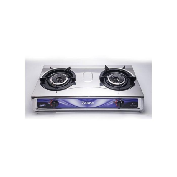 Zenne KGS201C-SS Gas Stove 2 Burner Ss