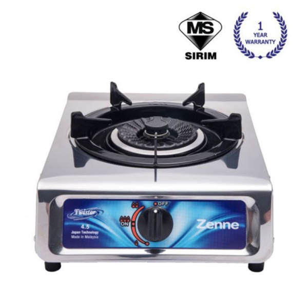 Zenne KGC12C-S Gas Stoves 1 Burner SS 120MM SS