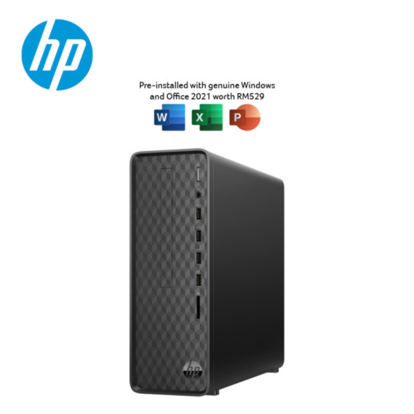 HP S01-PF4004D Slim Desktop PC ( i3-14100, 8GB, 512GB SSD, Intel, W11, H&S )