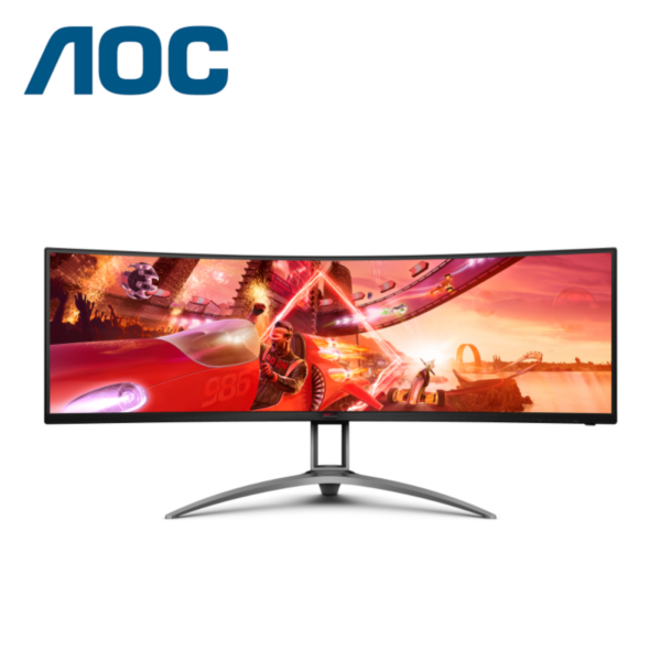 AOC AG493UCX2 48.8" DQHD 165Hz Curved Gaming Monitor ( DisplayPort, 3x HDMI, USB-C, 3 Yrs Wrty )