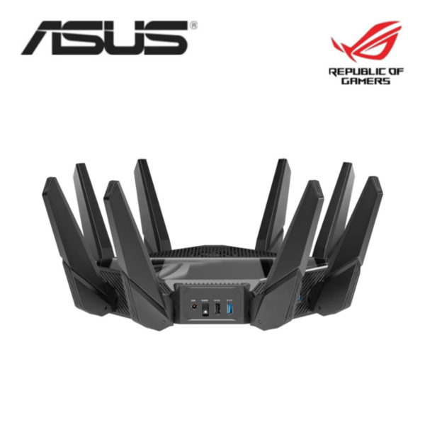 Second image of Asus ROG Rapture GT-AXE16000 Quad-band WiFi 6E (802.11ax) Gaming Router