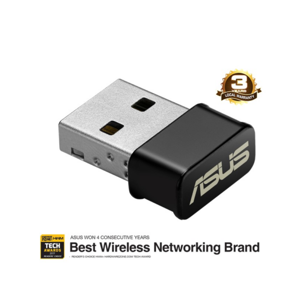 ASUS USB-AC53 Nano AC1200 Dual-band USB Wi-Fi Adapter