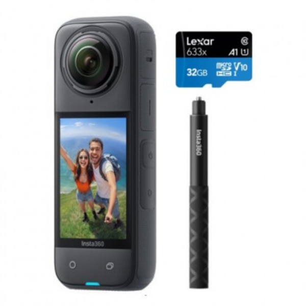 Insta360 X4 360? 8K Action Camera Free Invisible Selfie Stick + 32GB