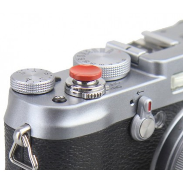 Soft Release Shutter Button for Camera (Red)