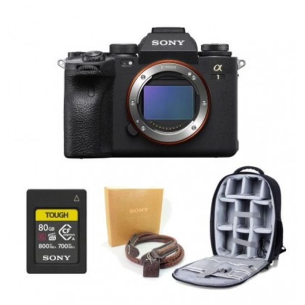 Sony A1 Alpha 1 Camera Body Free 80GB CF Express + Alpha Strap + Backpack